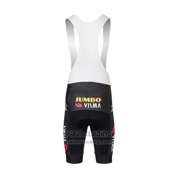 2022 Fietskleding Jumbo Visma Rood Wit Blauw Korte Mouwen en Koersbroek